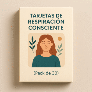 Tarjetas de Respiración Consciente (Pack de 30)